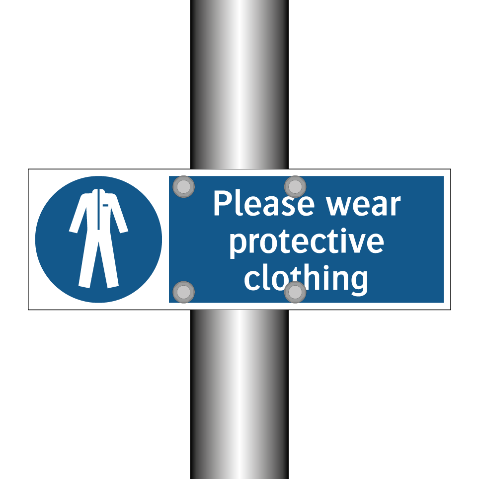 Please wear protective clothing
