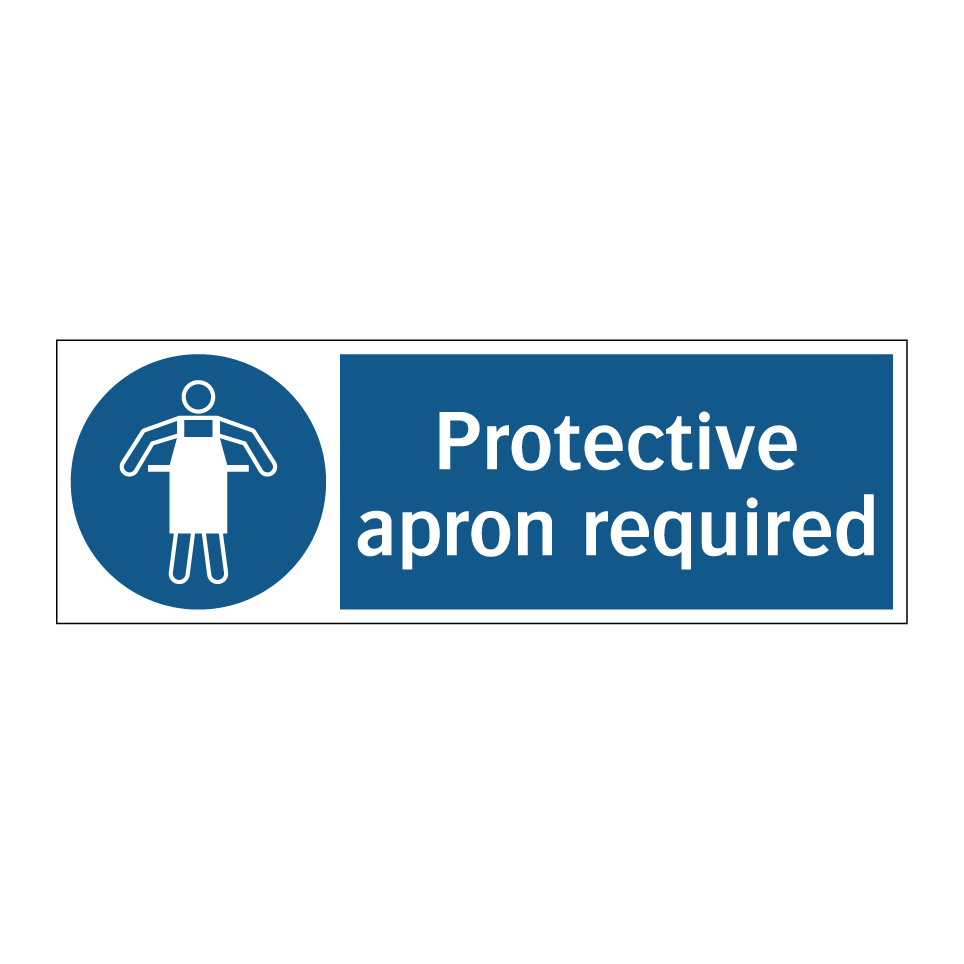 Protective apron required