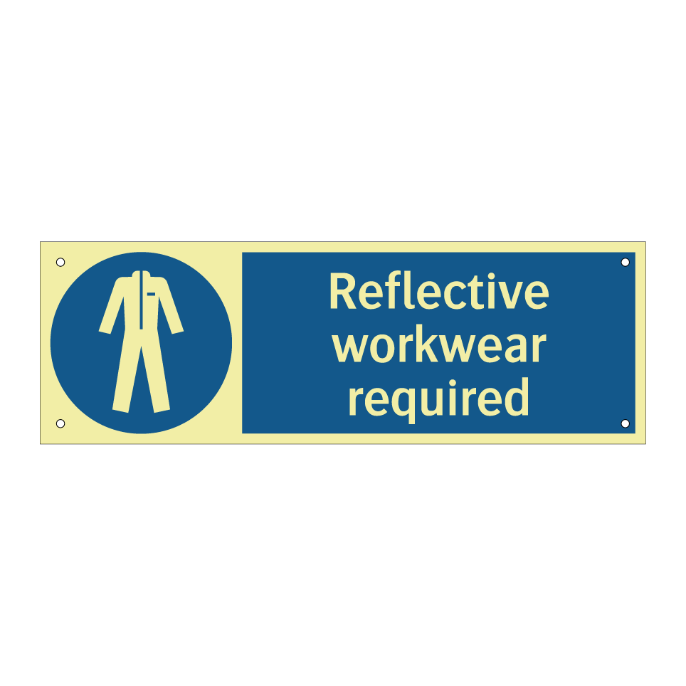 Reflective workwear required