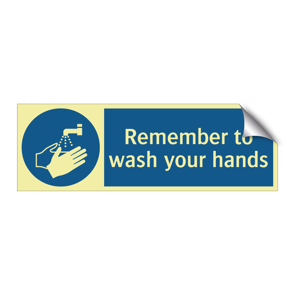 Remember to wash your hands