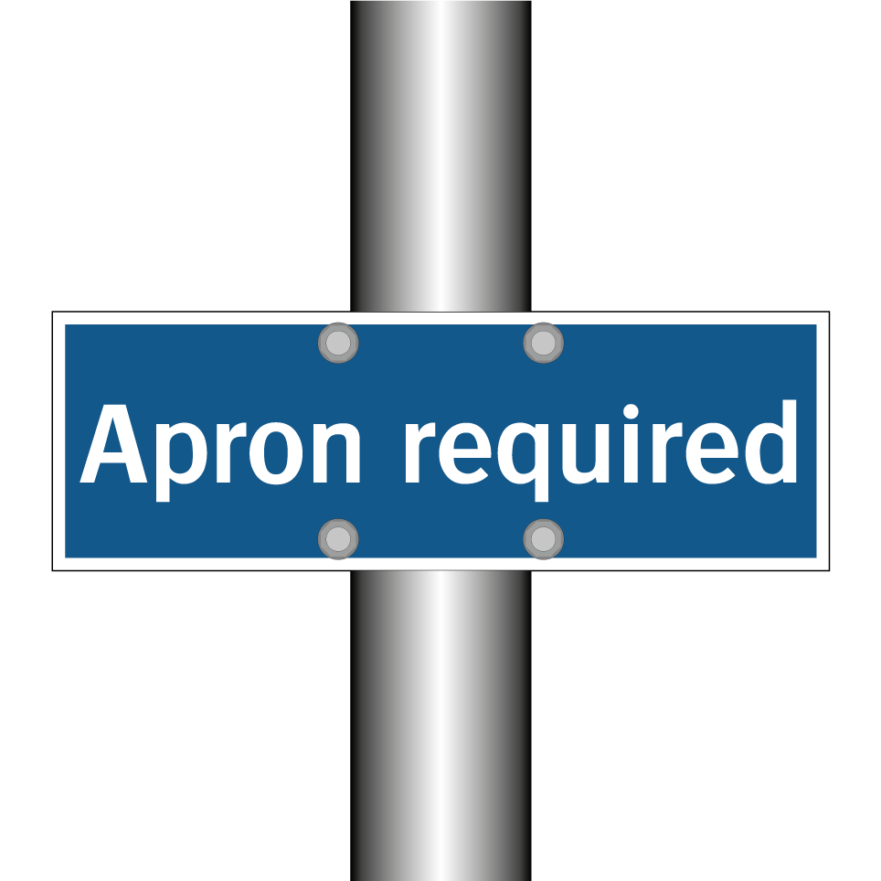Apron required