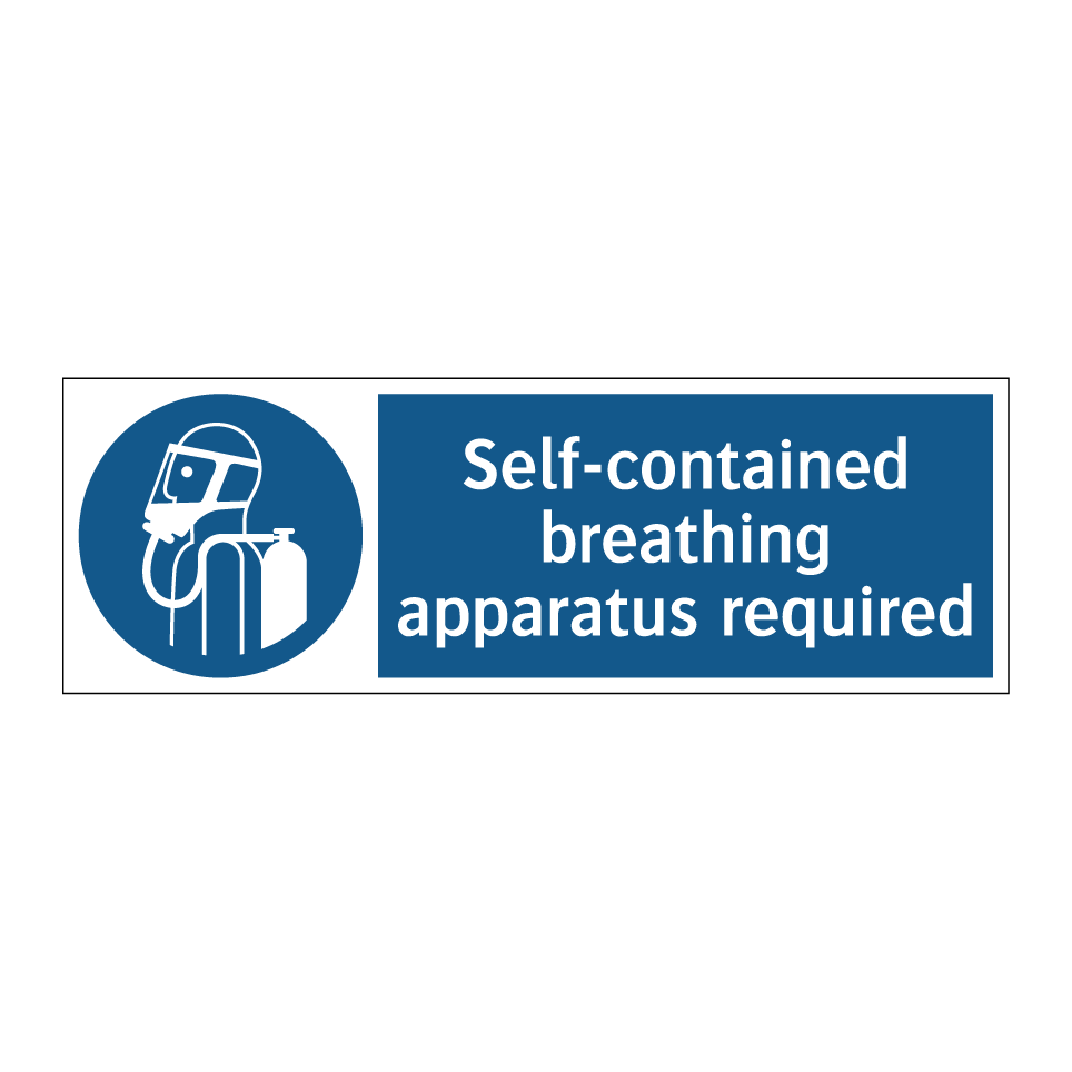 Self-contained breathing apparatus required