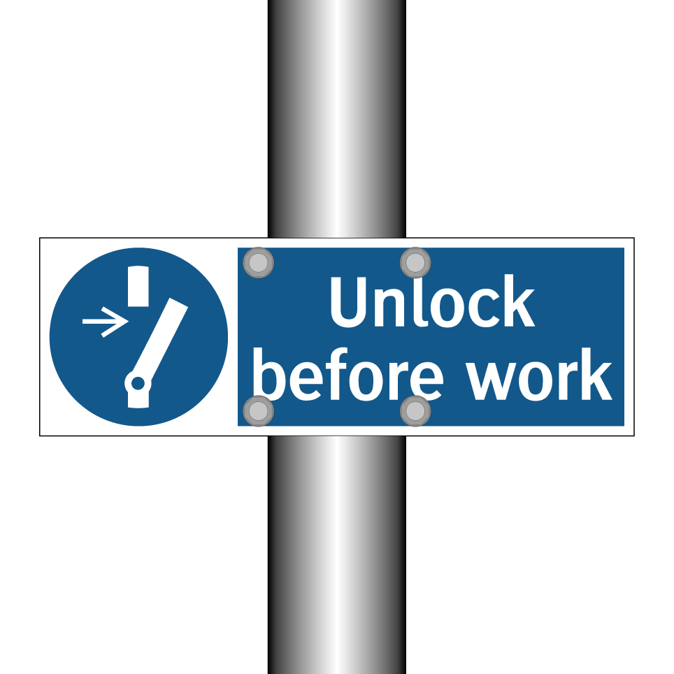 Unlock before work