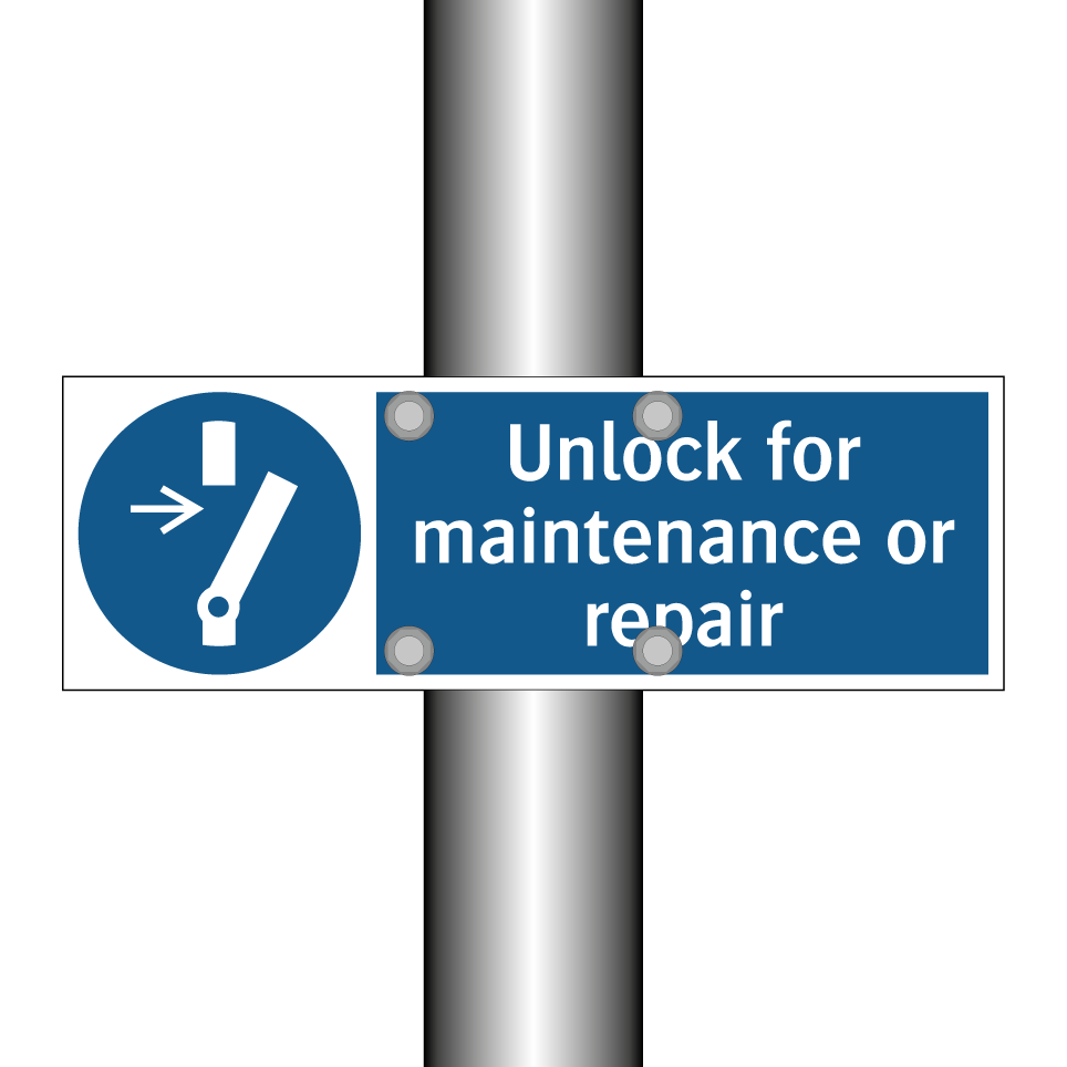 Unlock for maintenance or repair