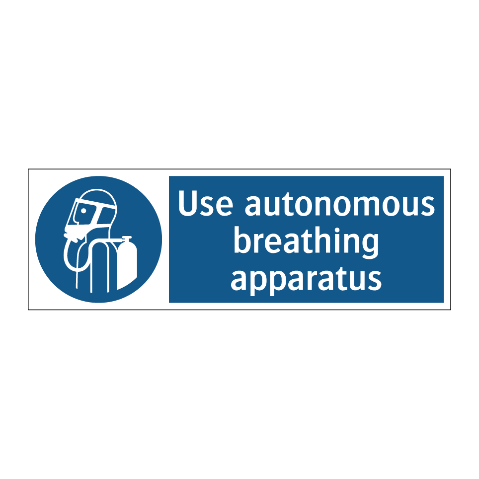 Use autonomous breathing apparatus
