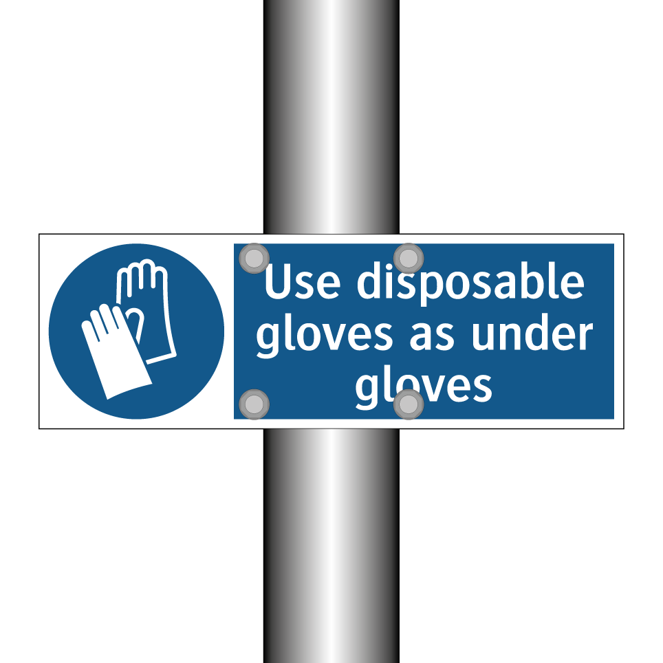 Use disposable gloves as under gloves