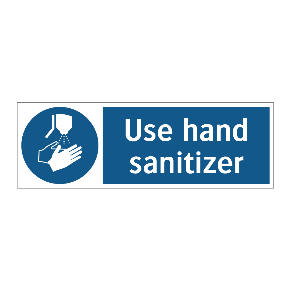 Use hand sanitizer