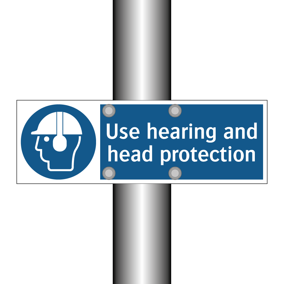 Use hearing and head protection