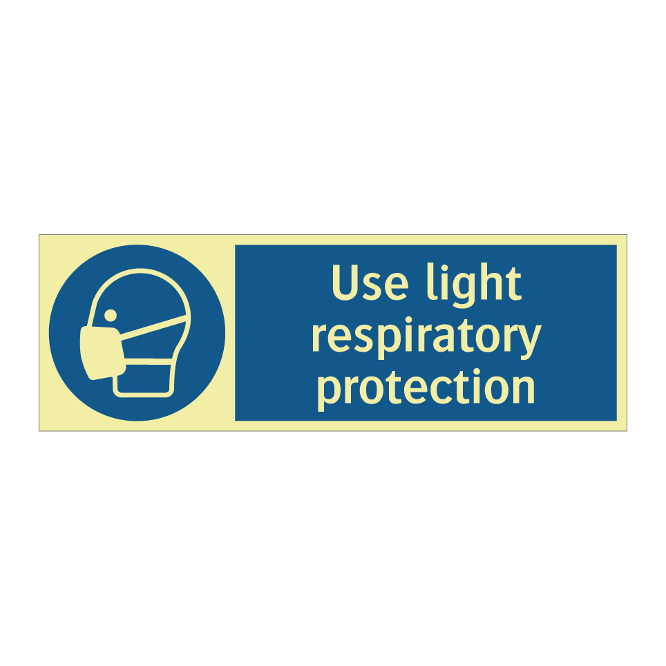 Use light respiratory protection