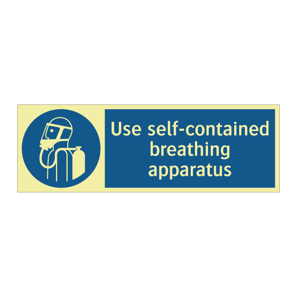 Use self-contained breathing apparatus