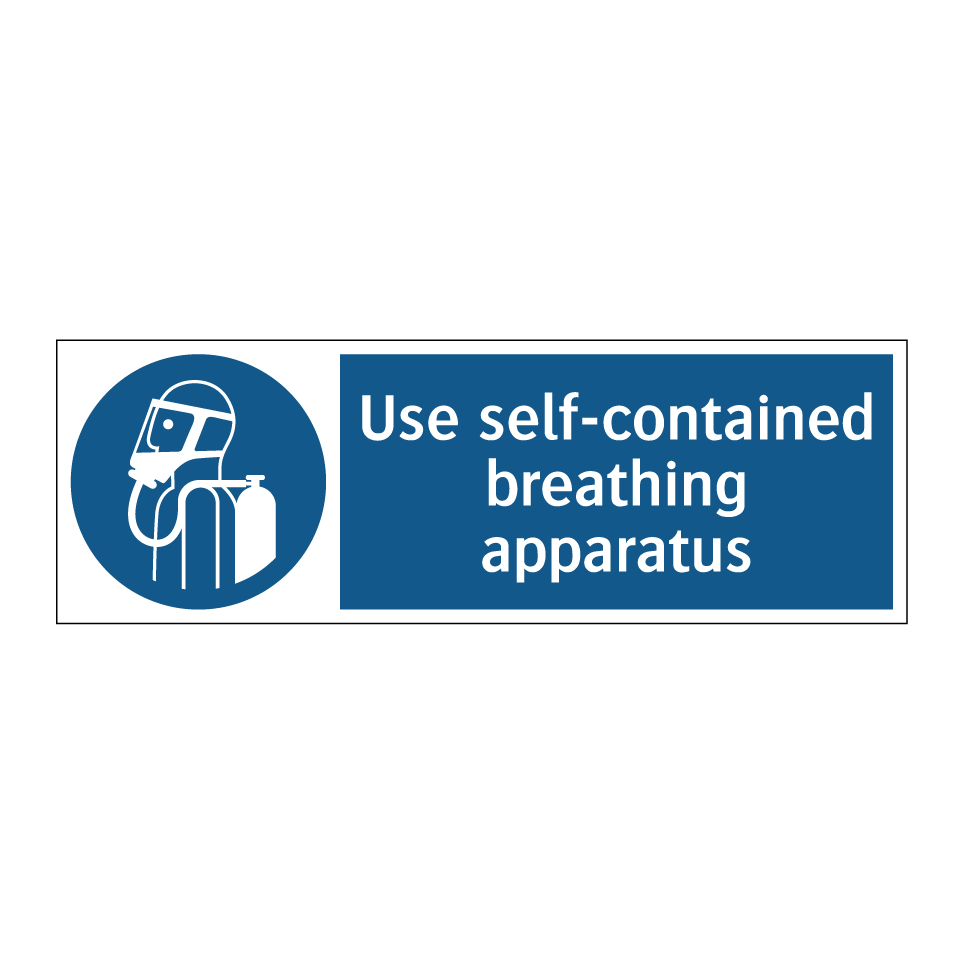 Use self-contained breathing apparatus