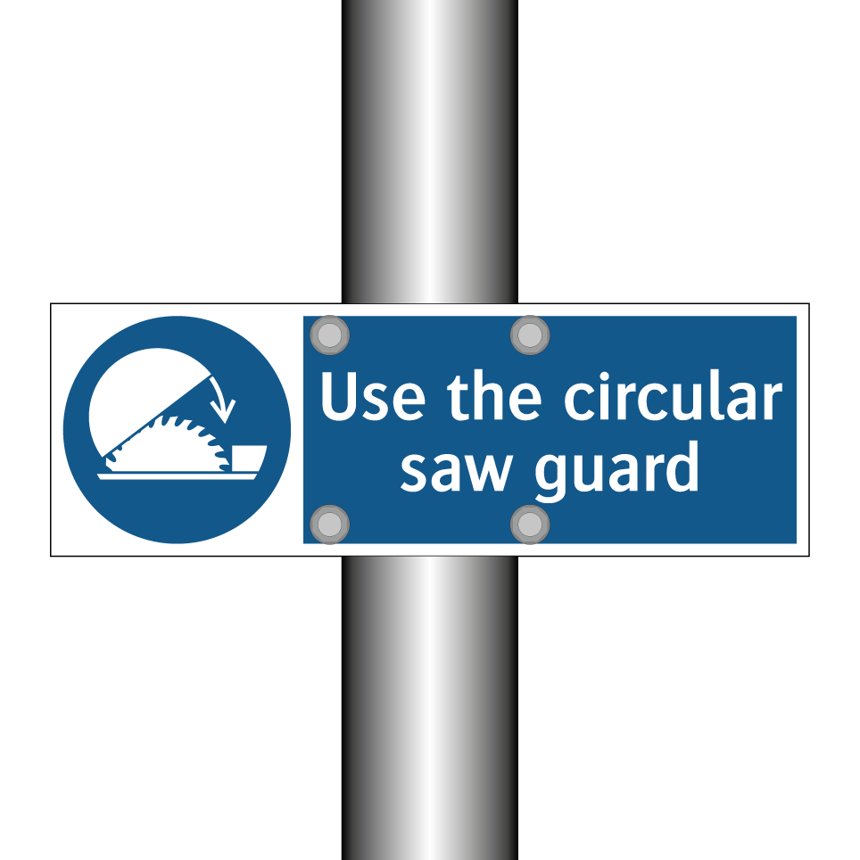 Use the circular saw guard