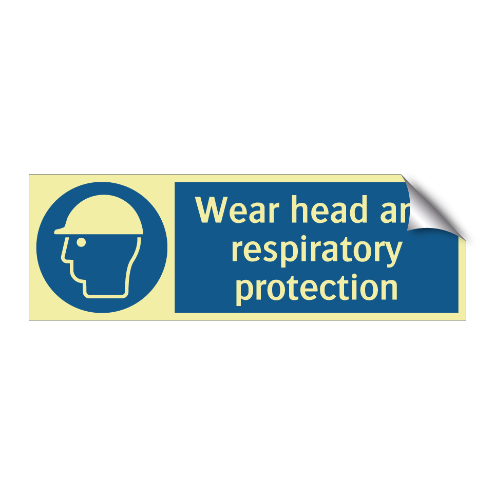 Wear head and respiratory protection