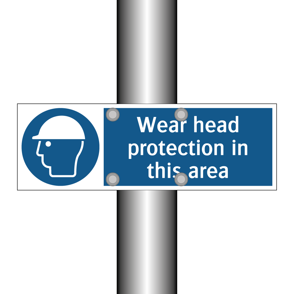 Wear head protection in this area