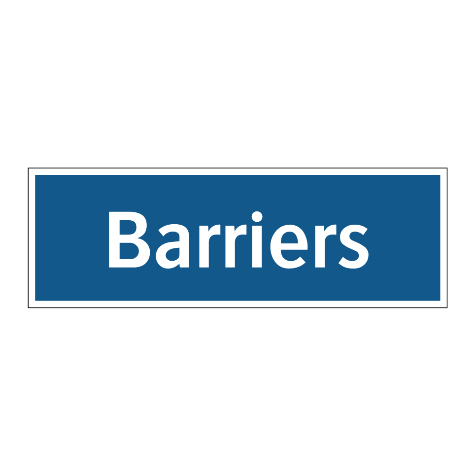 Barriers