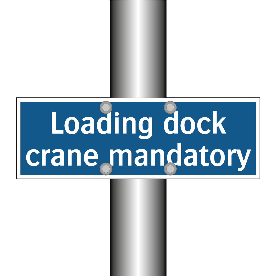Loading dock crane mandatory