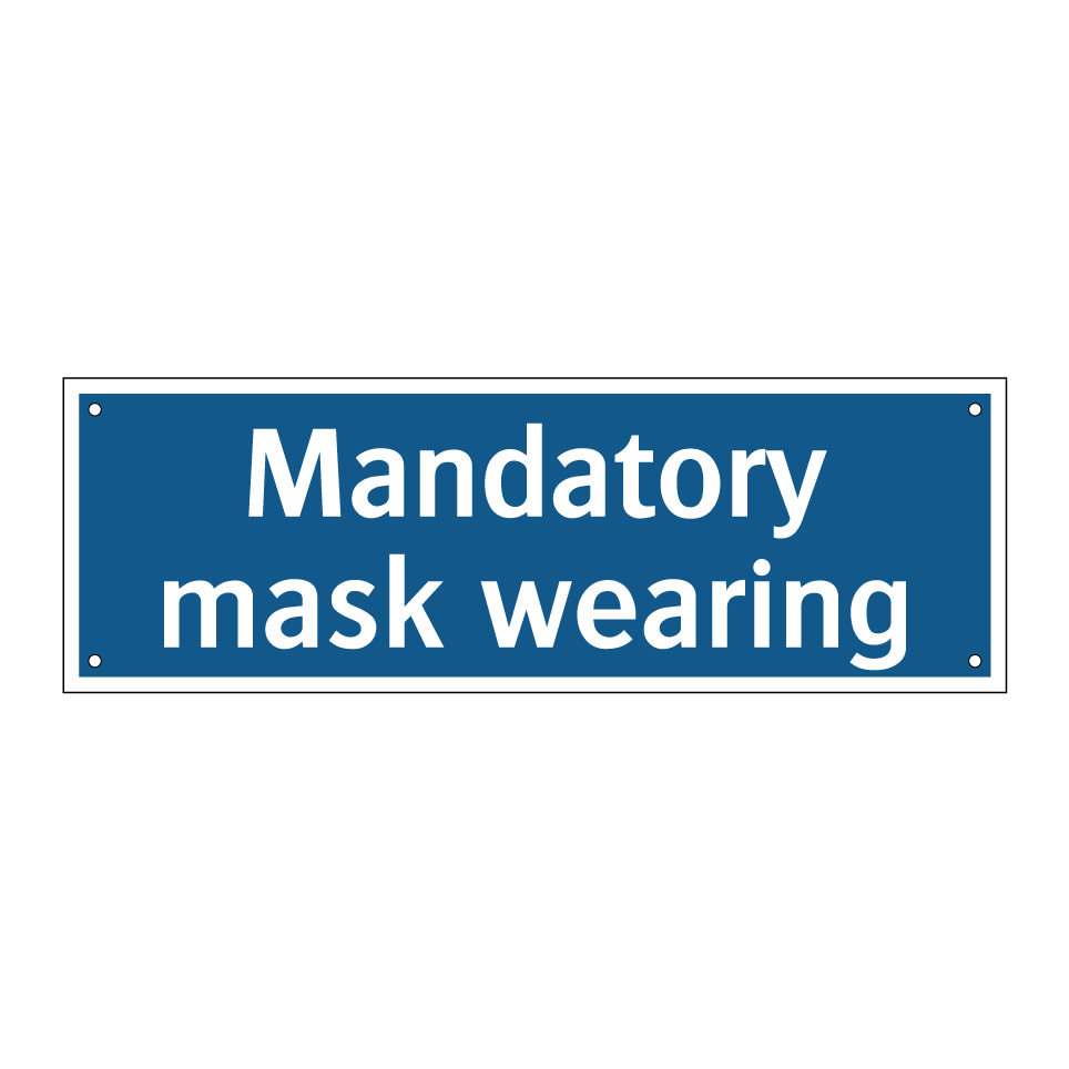 Mandatory mask wearing