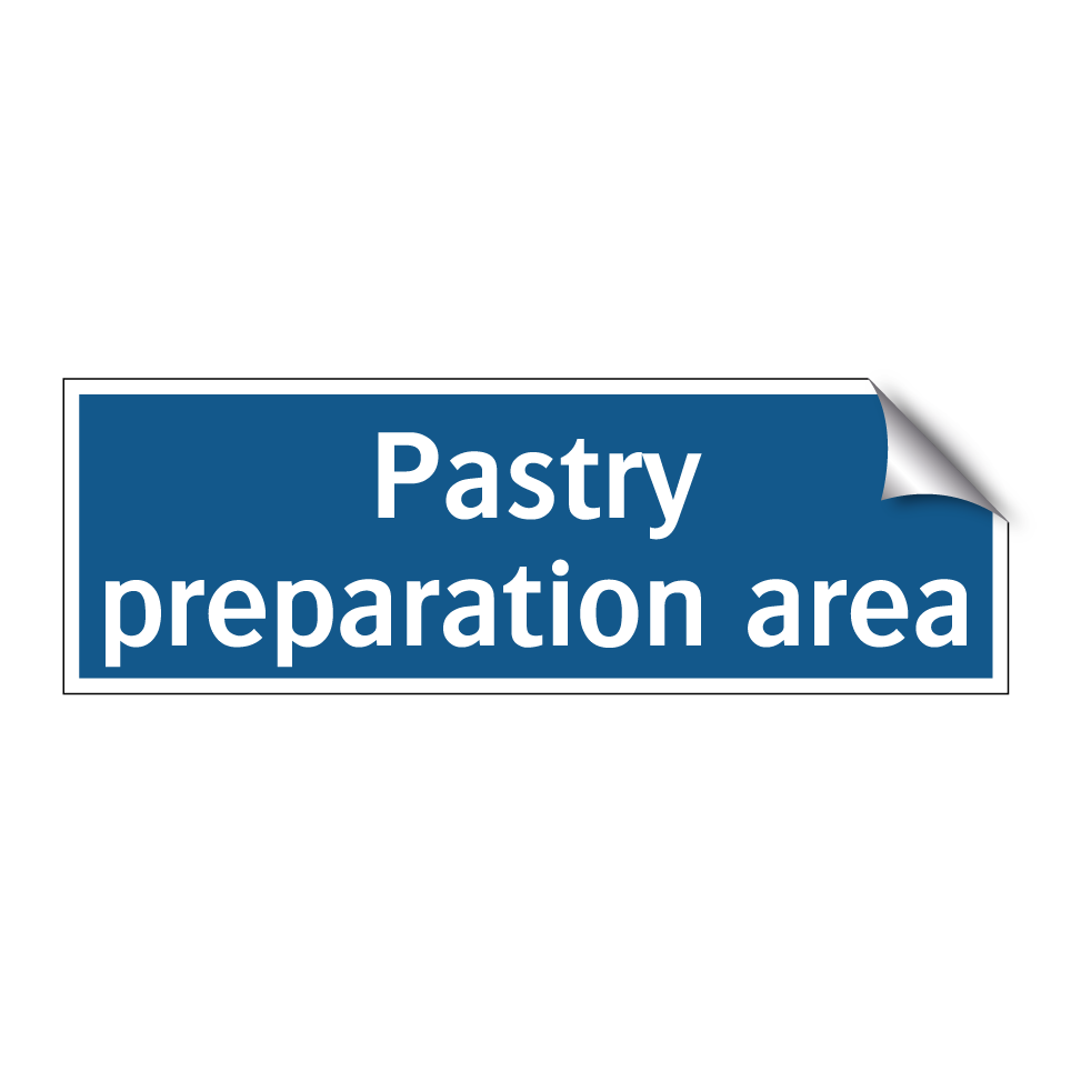 Pastry preparation area