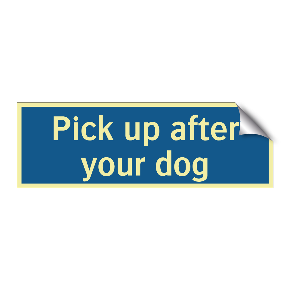 Pick up after your dog