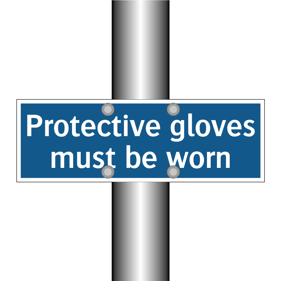 Protective gloves must be worn