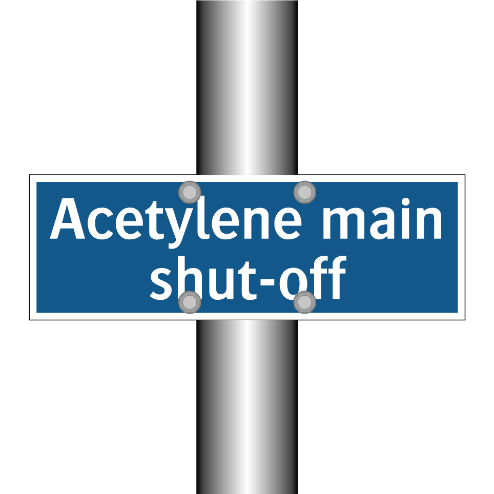 Acetylene main shut-off