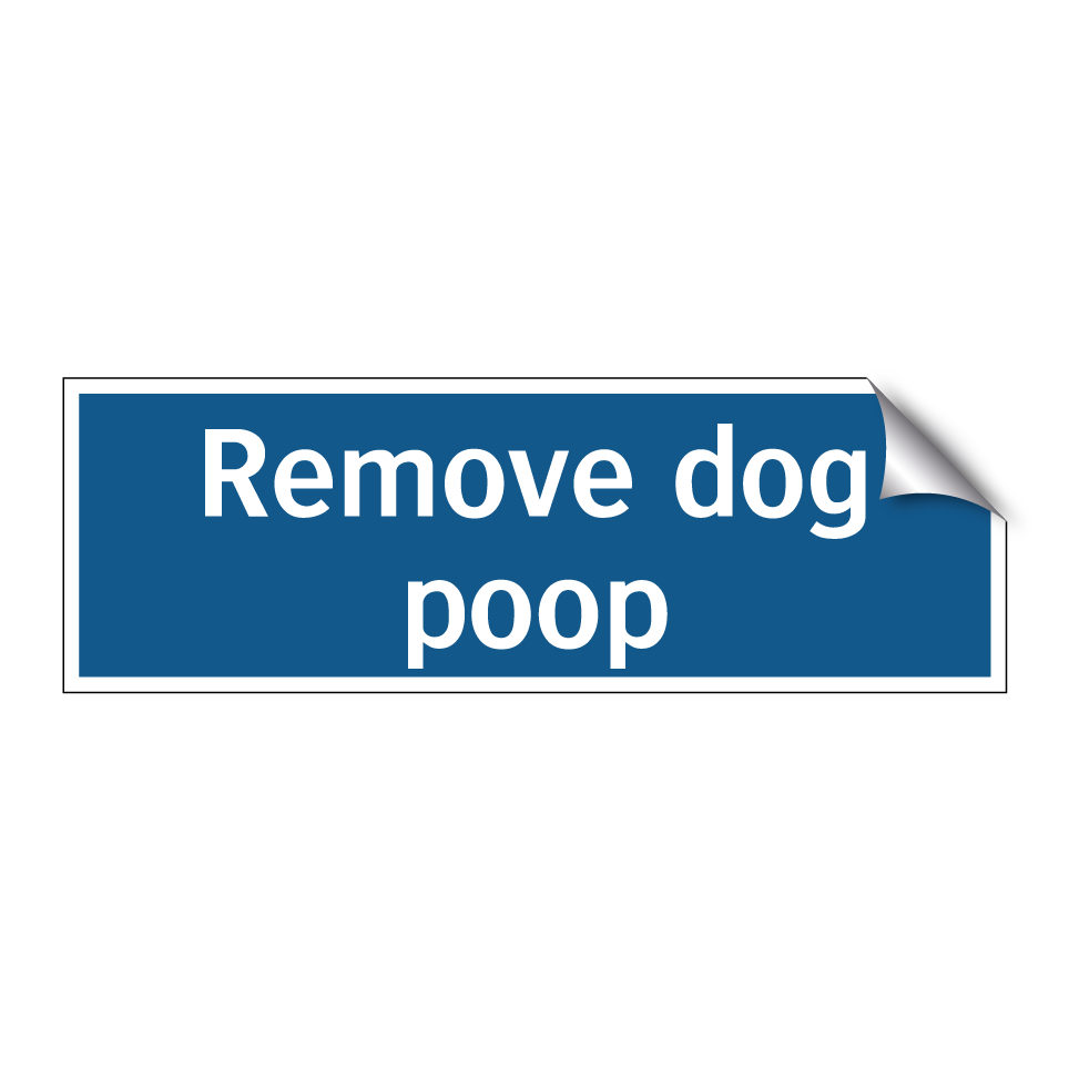 Remove dog poop
