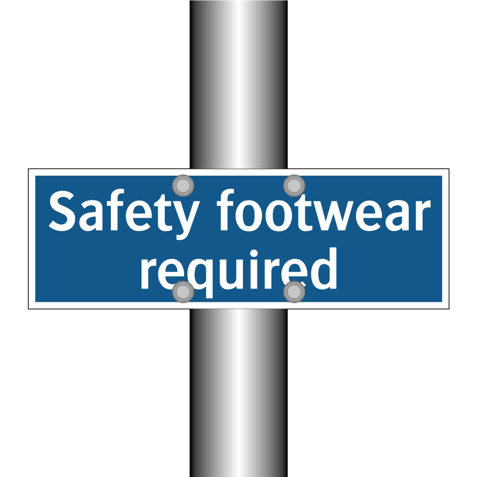 Safety footwear required