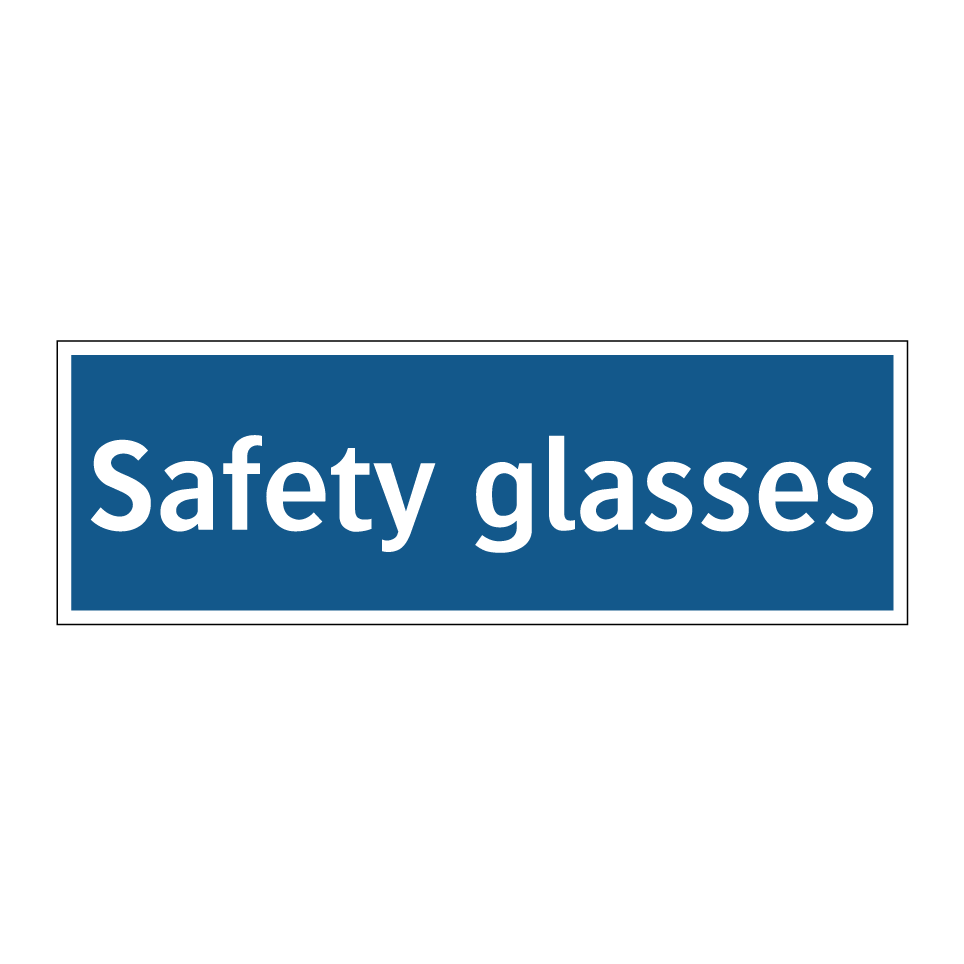 Safety glasses