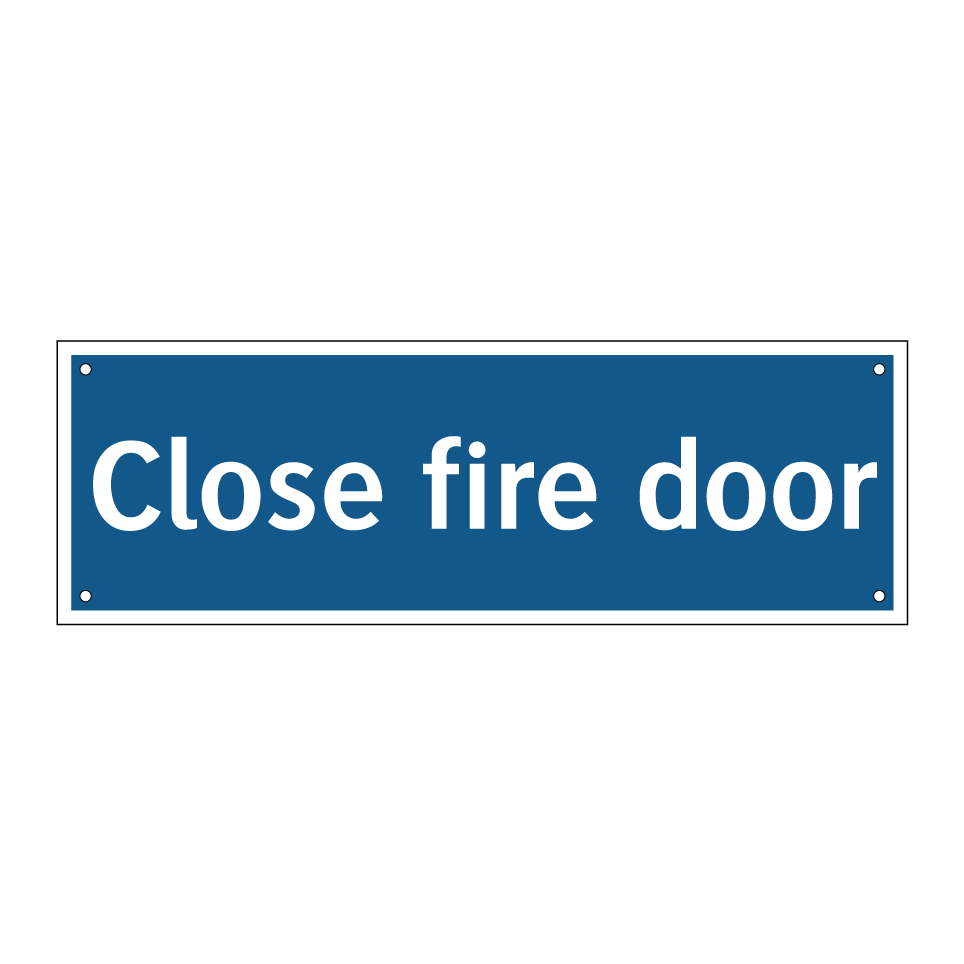 Close fire door
