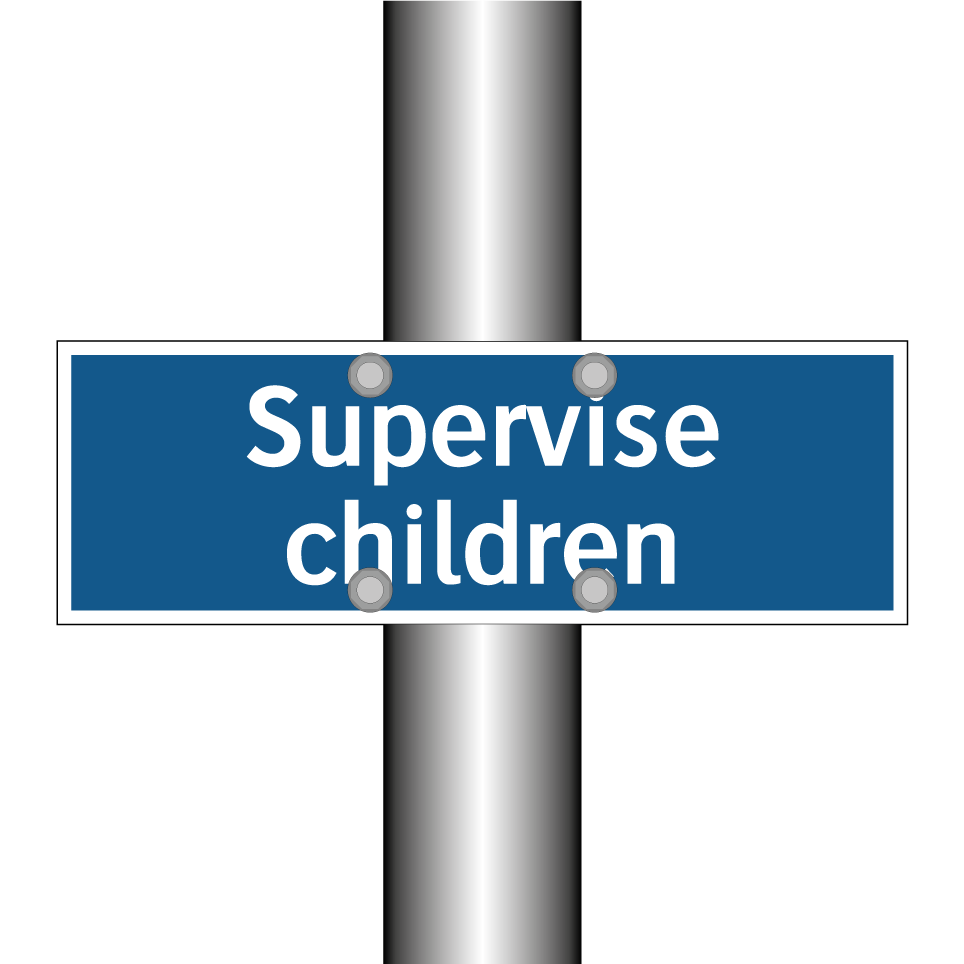 Supervise children