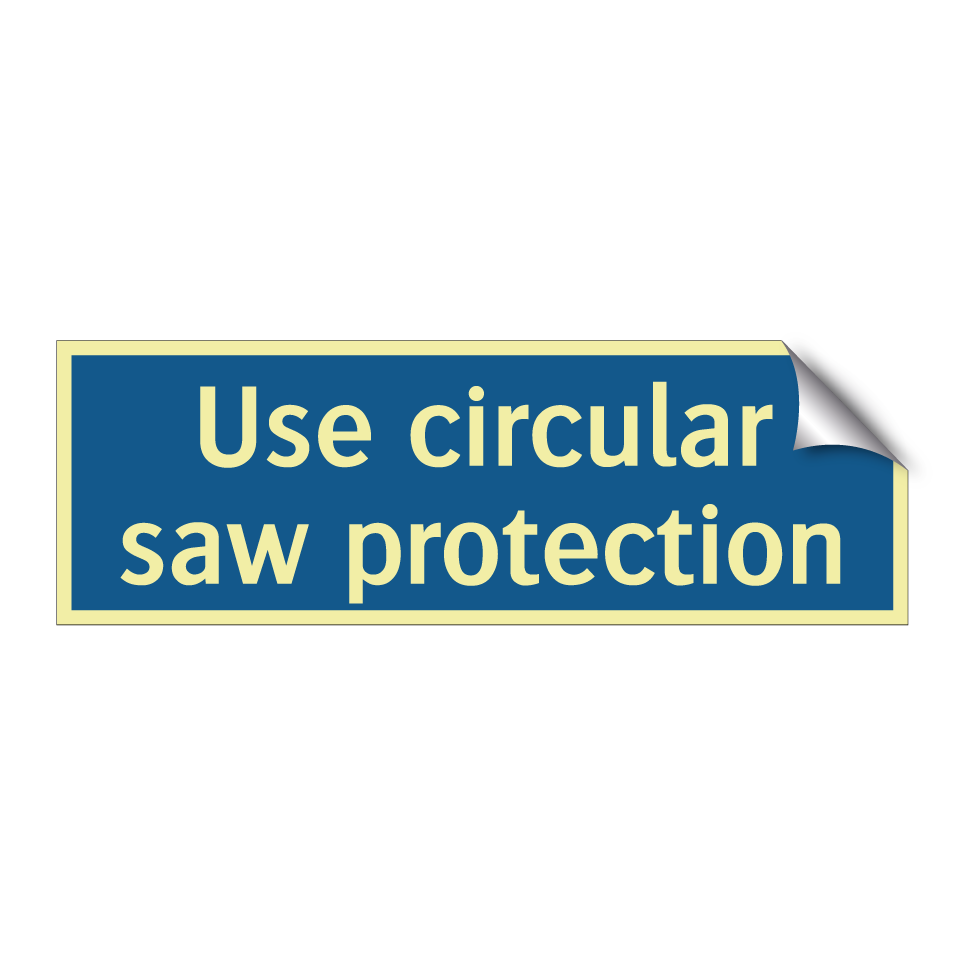 Use circular saw protection