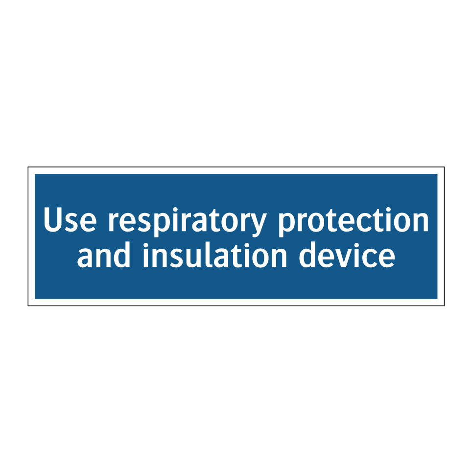 Use respiratory protection and insulation device