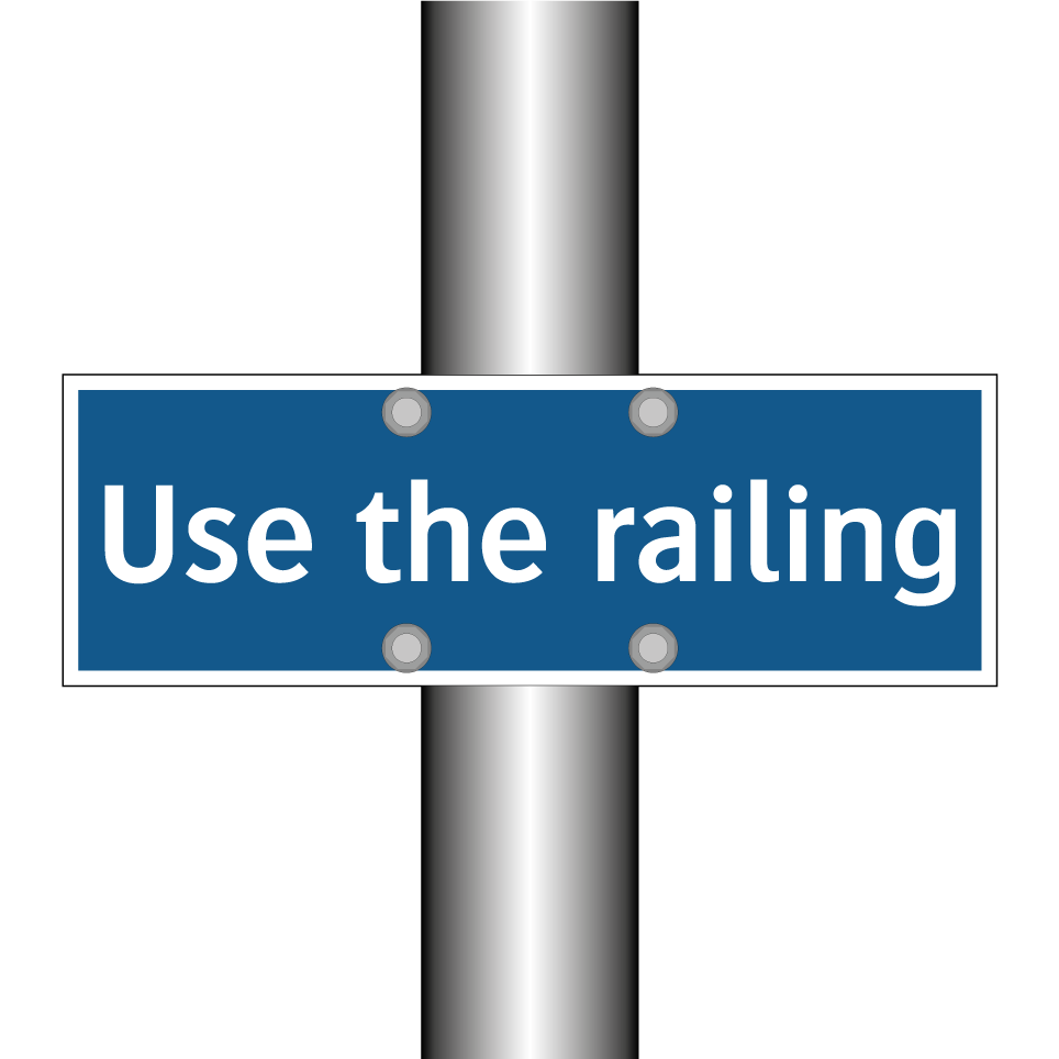 Use the railing