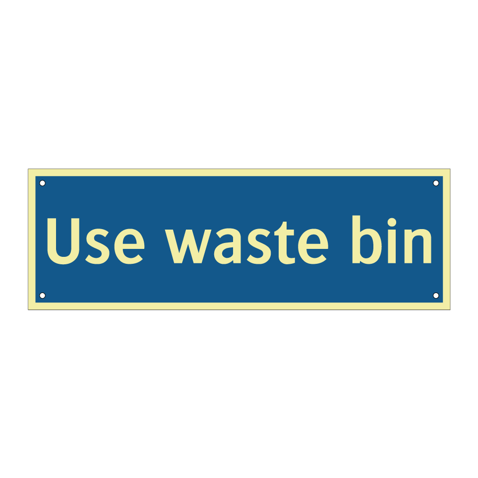 Use waste bin