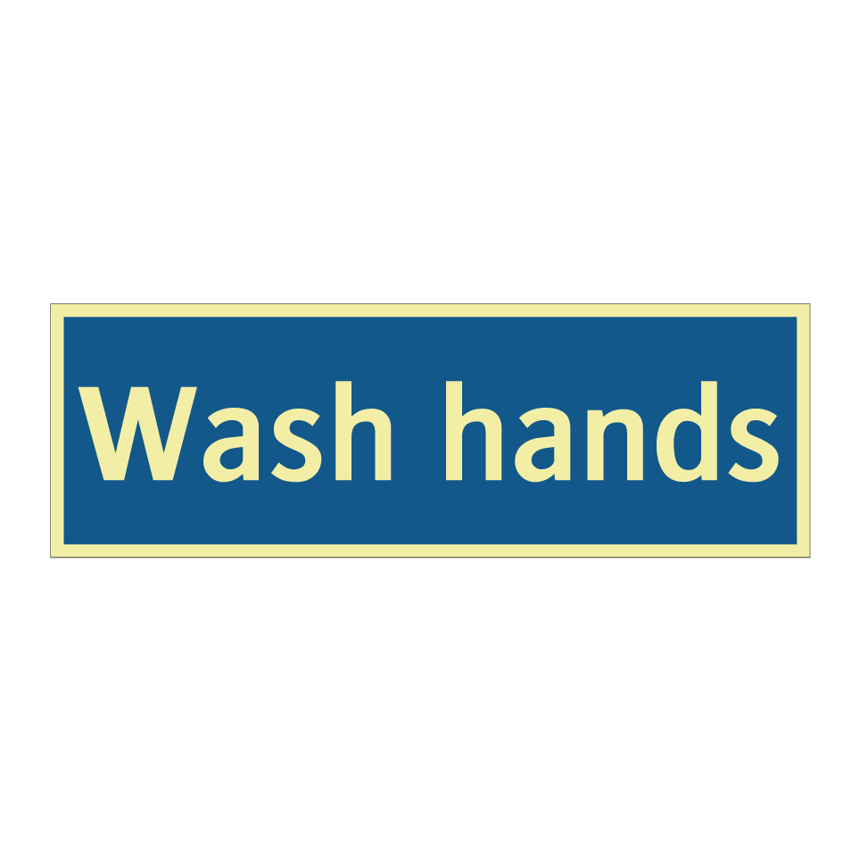 Wash hands