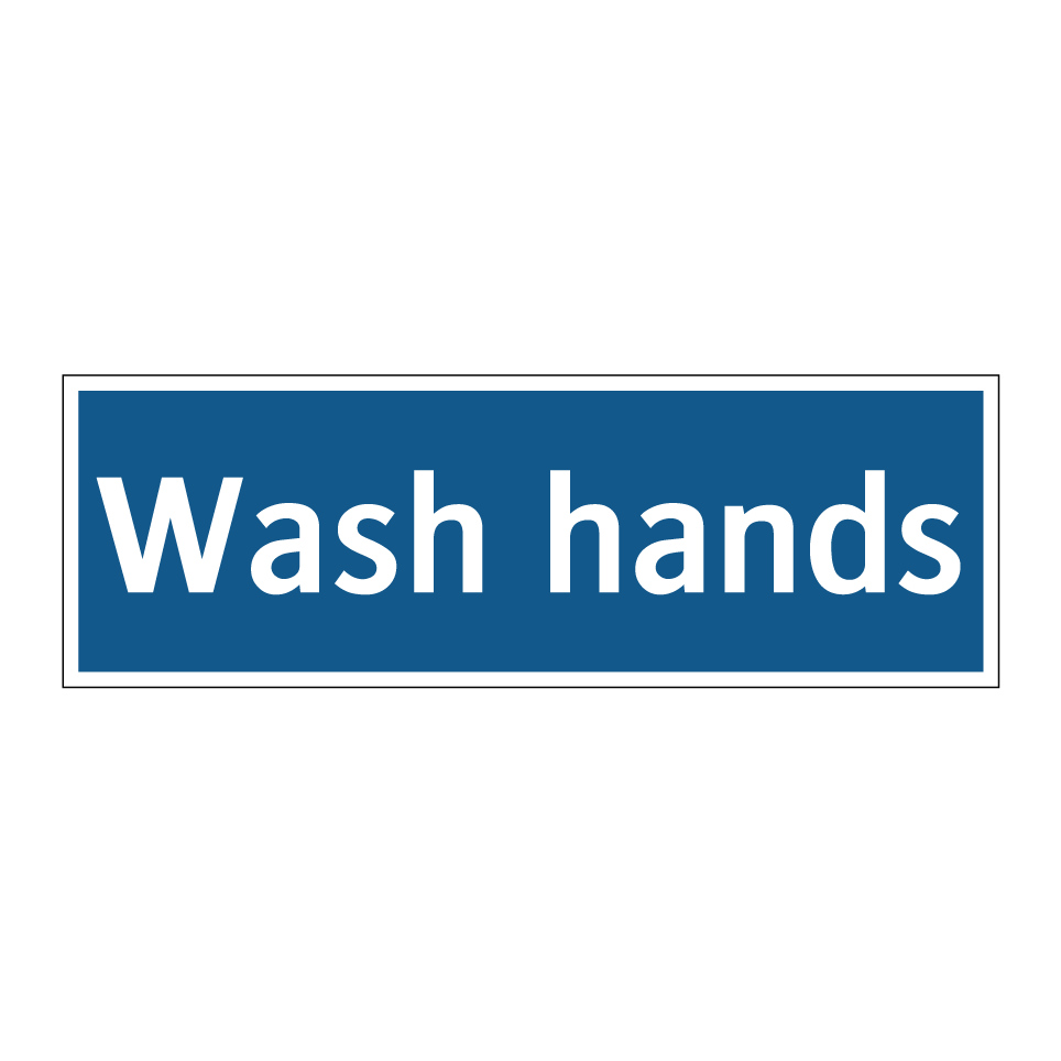 Wash hands