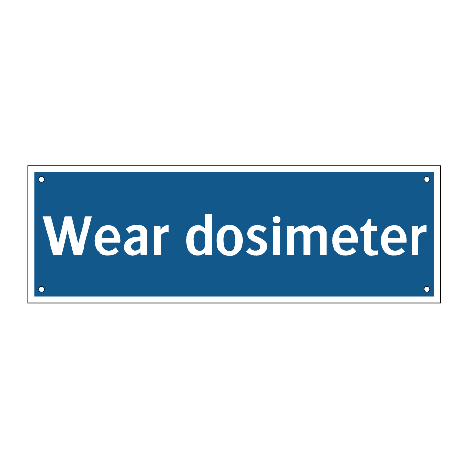 Wear dosimeter
