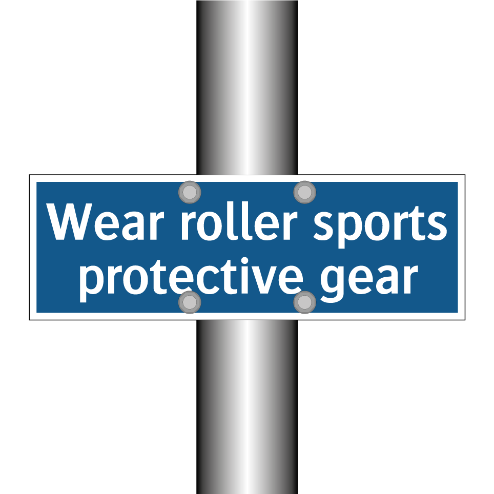 Wear roller sports protective gear