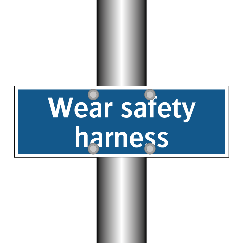 Wear safety harness