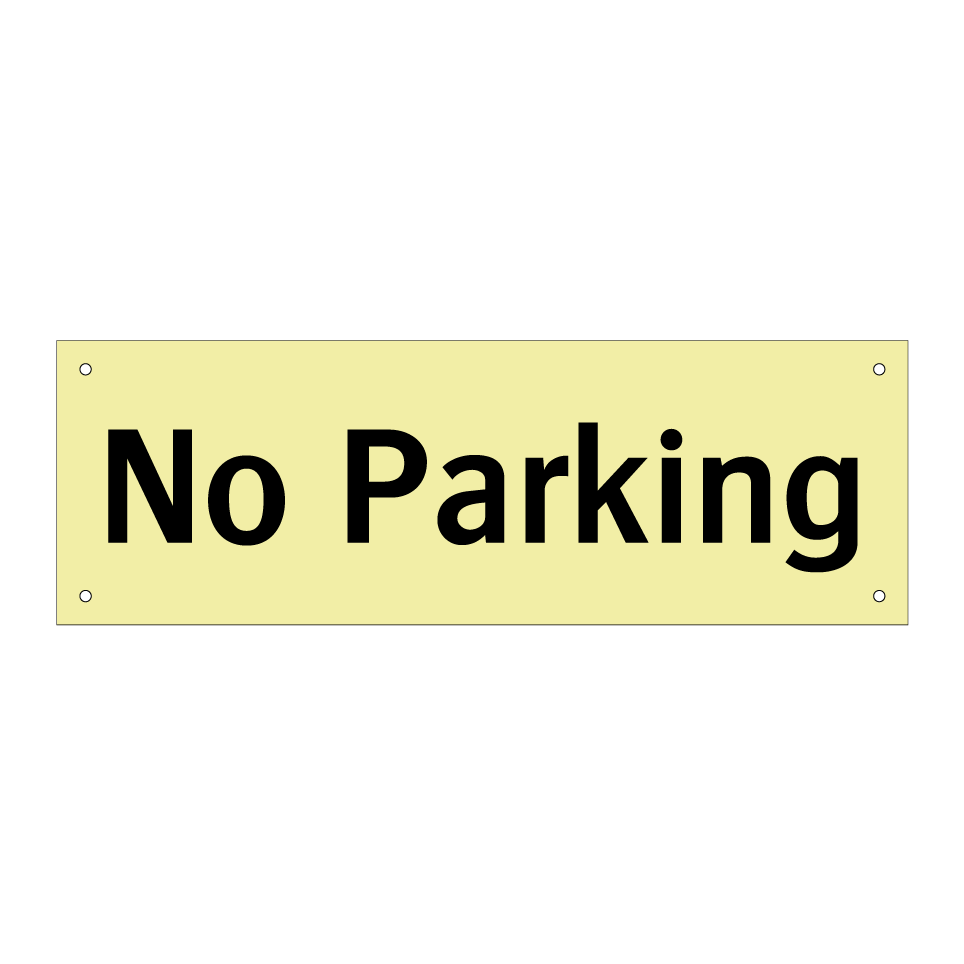No Parking