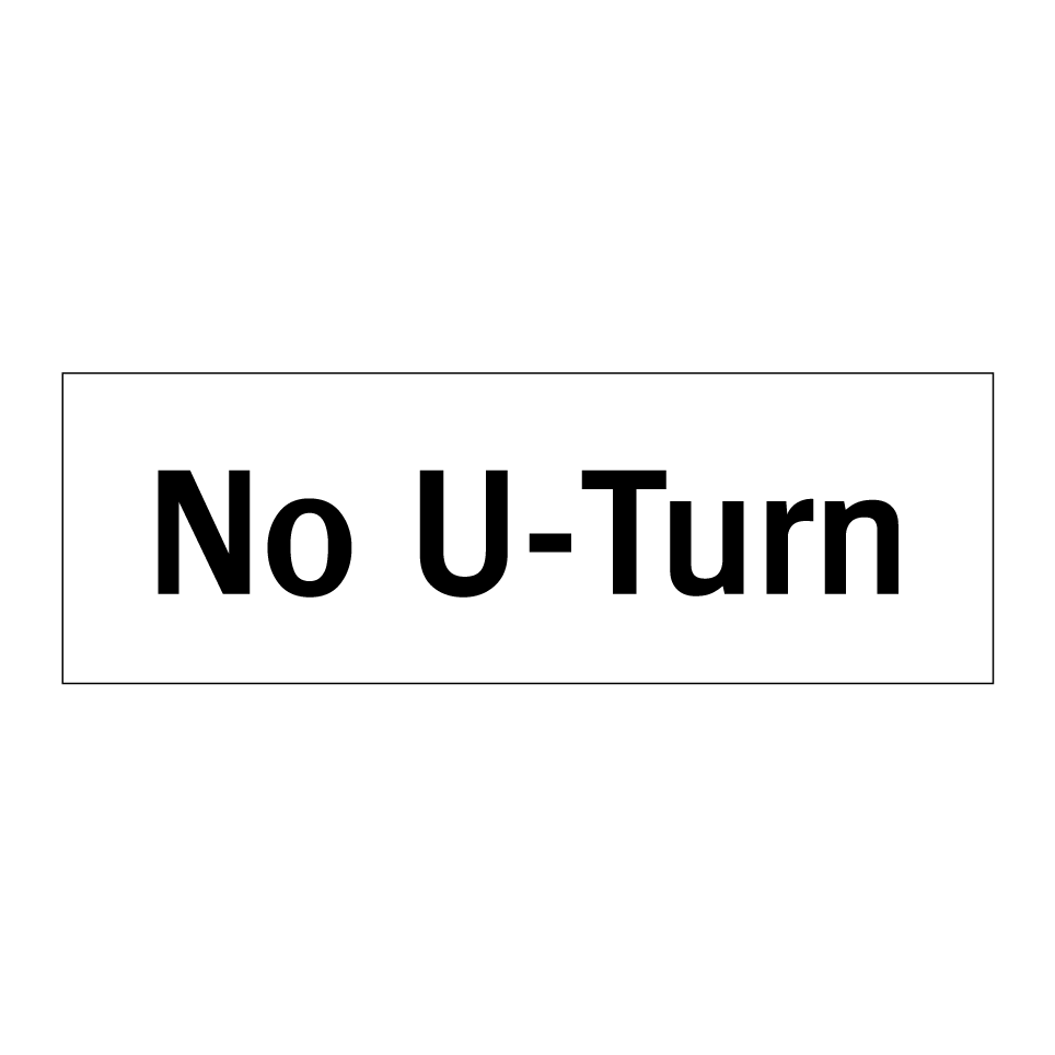 No U-Turn