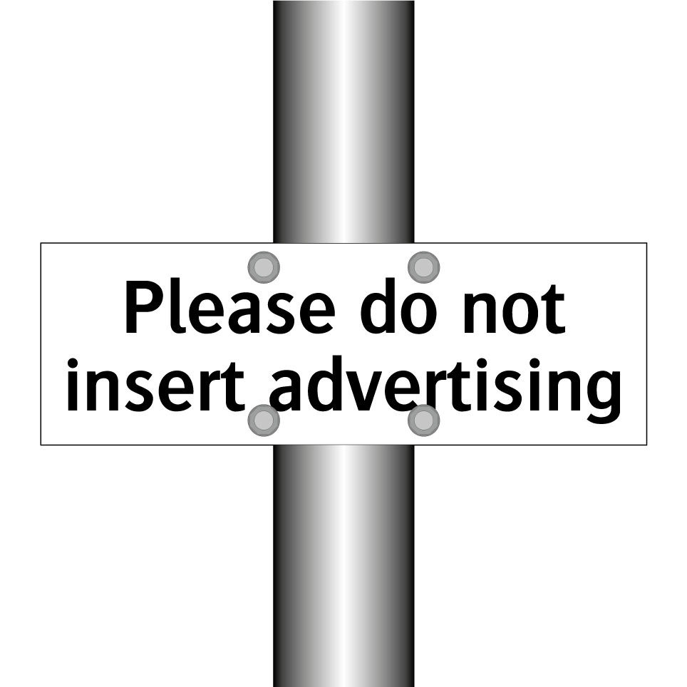 Please do not insert advertising