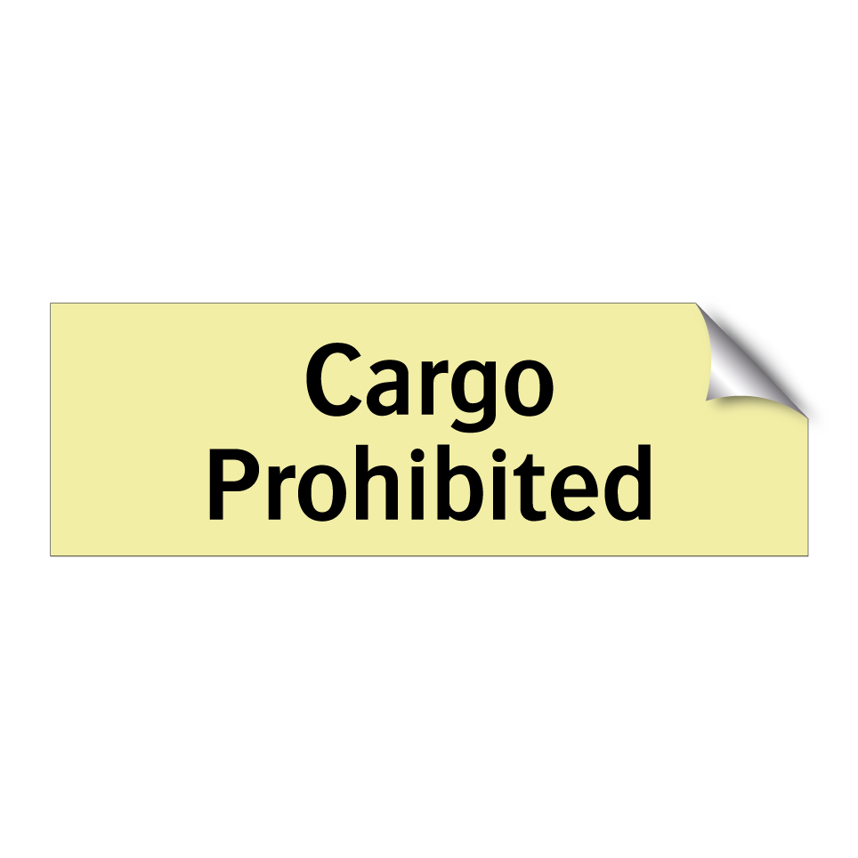 Cargo Prohibited