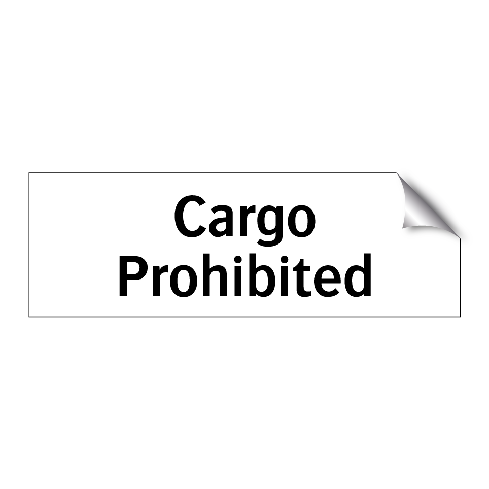 Cargo Prohibited