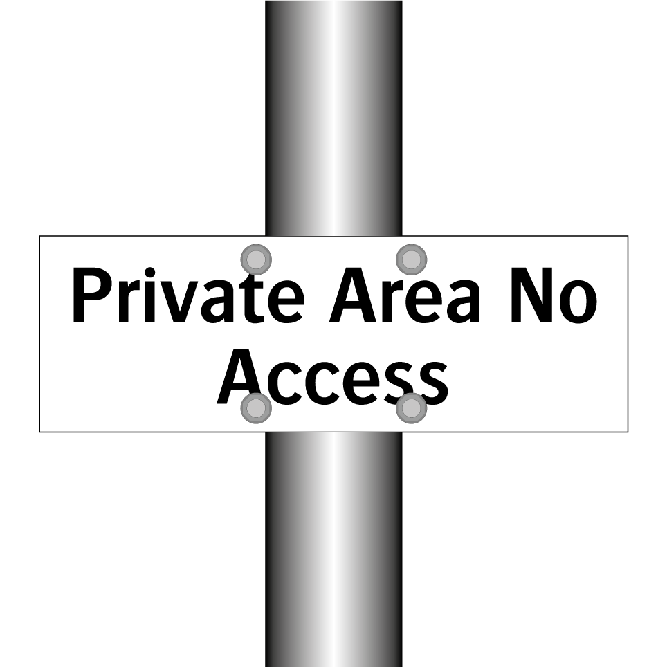 Private Area No Access