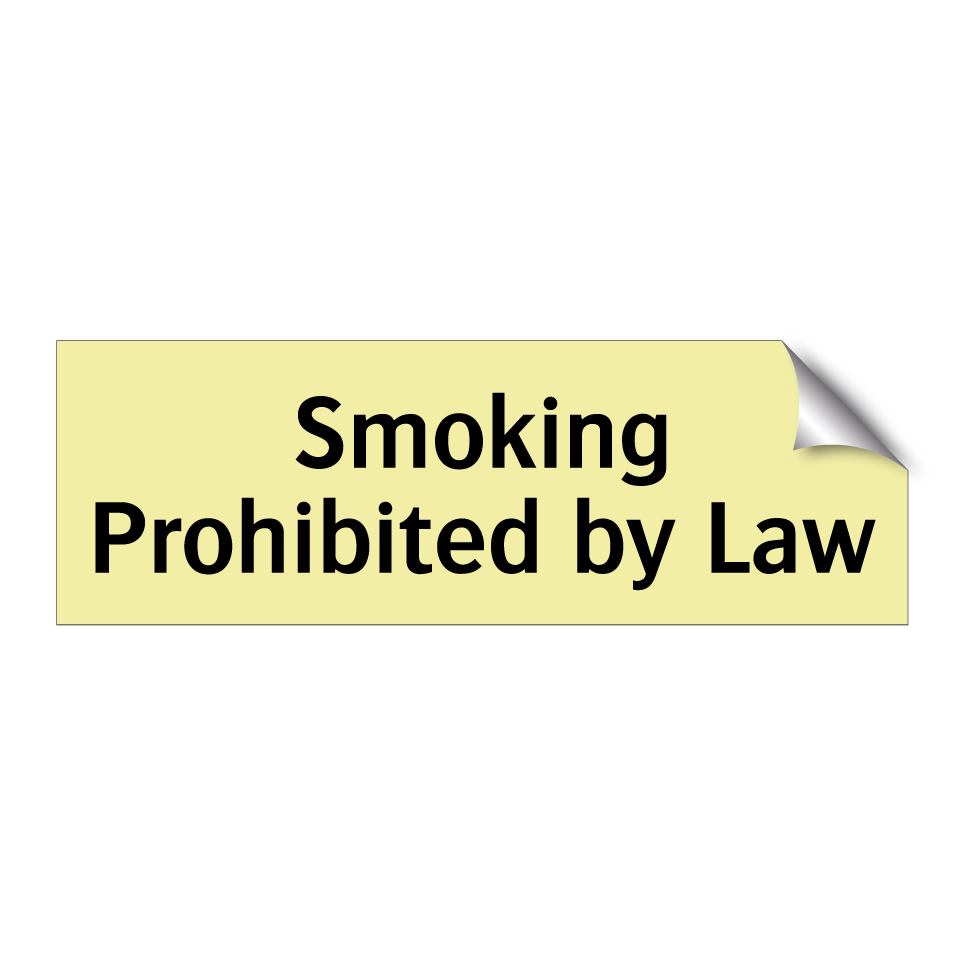 Smoking Prohibited by Law