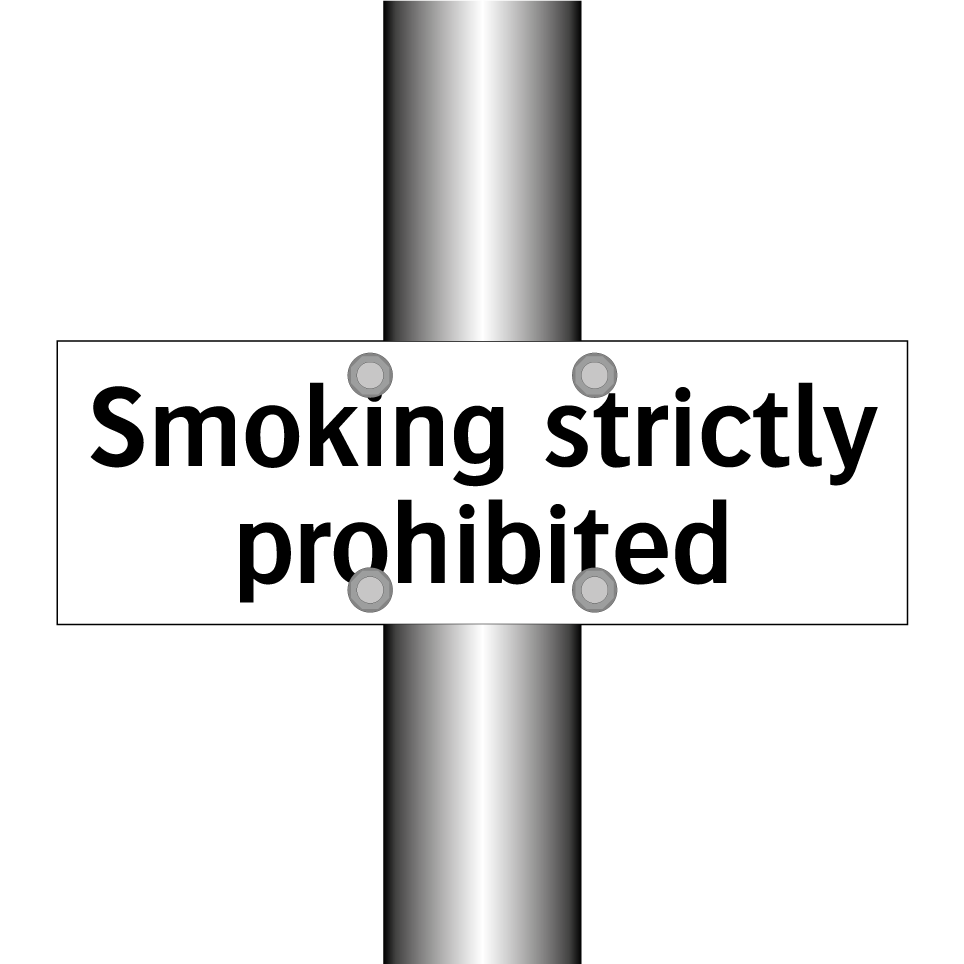 Smoking strictly prohibited