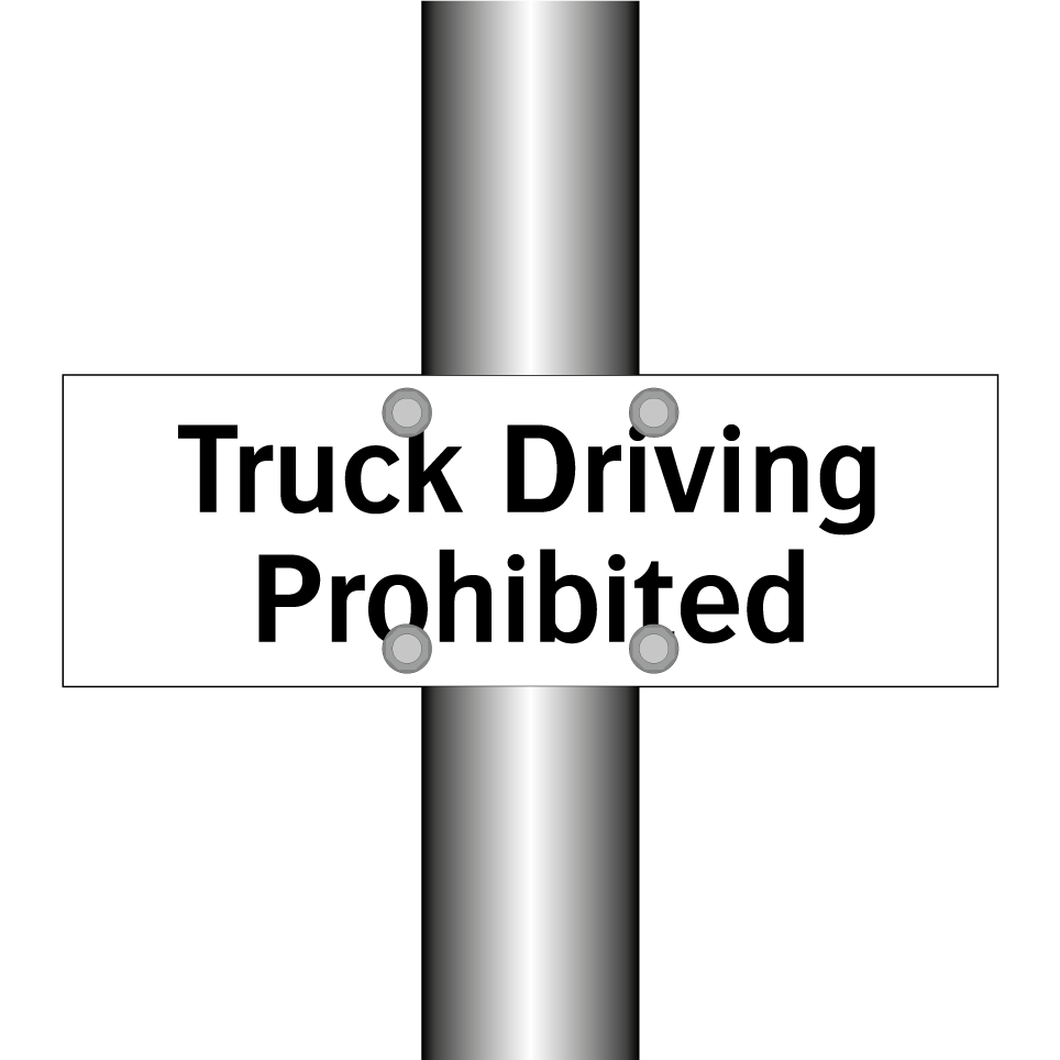 Truck Driving Prohibited