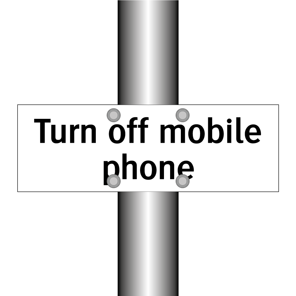 Turn off mobile phone