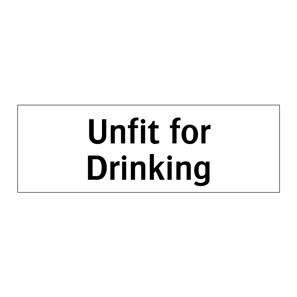 Unfit for Drinking